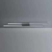 Bopp Delta LED Smart Home Deckenleuchte, Länge: 147 cm, Aluminium eloxiert