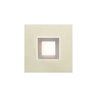 Grossmann Karree LED Wand- / Deckenleuchte, perlglanz, 1-flg., Dim-to-Warm, Rahmen: Titan