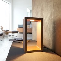 MyLight Corridor LED Tischleuchte, braun / Gold