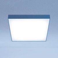 Lightnet Cubic-A2 Wand- / Deckenleuchte, Opal, Aluminium natureloxiert