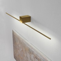 Icone Orizzonte LED Bilderleuchte, Länge: 50 cm, Gold matt (Farbmuster)