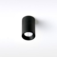 Milan Haul 40 LED Deckenleuchte 1-flg., Höhe: 6,4 cm, schwarz matt lackiert