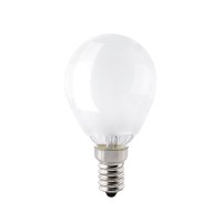 Sigor LED Filament Kugellampe E14 matt, 4,5 W, Dim-to-Warm, Ø: 4,5 cm