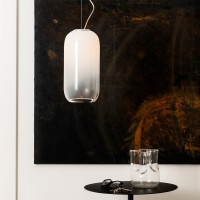 Artemide Design Gople Lamp Mini Sospensione, weiß