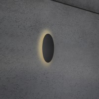 Escale Blade Mini LED Wand- / Deckenleuchte, Ø: 18 cm, mit Casambi-Modul, schwarz