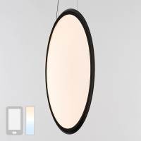 Artemide Design Discovery Vertical 100 LED Sospensione, Tunable White, App-kompatibel, schwarz
