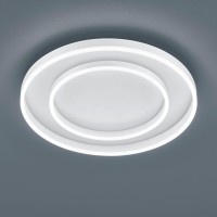 Helestra Sona LED Deckenleuchte, Ø: 59,5 cm, weiß matt
