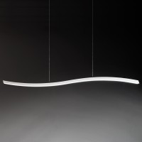 Serpentine LED Pendelleuchte, Ausstellungsstück, weiß