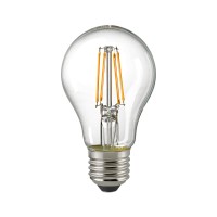 Sigor LED Filament Normallampe E27 klar, 4,5 W, 2700 K, dimmbar, Ø: 6 cm