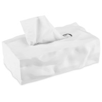 Essey Wipy Cube II Kosmetiktücher-Box & Tuchspender, weiß (Tücher nicht inbegriffen)