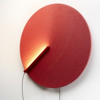 Zava Meridium LED Wandleuchte, Ecomalta® rot