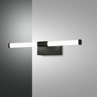 Fabas Luce Ago LED Wand- / Spiegelleuchte, Länge: 33,5 cm, schwarz 