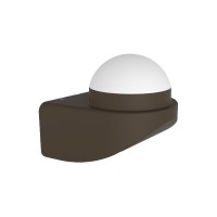 Mobilux Globe LED Wandleuchte, 1-flg., dunkelgrau