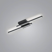 Knapstein Nuri-2 LED Deckenleuchte, schwarz 