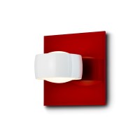 Oligo Grace Unlimited LED Wandleuchte, rot, Tunable White, Kopf: weiß glänzend