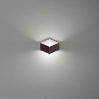 Vibia Fold 4200 LED Wandleuchte, dunkelbraun matt