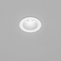 Helestra Pic LED Deckeneinbaustrahler, rund, weiß