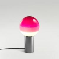 Marset Dipping Light LED Tischleuchte, graphit, Schirm: rosa