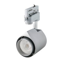 Interlight Camita ColourDrop 15W Tracklight LED Schienenstrahler, 3000 K, Silber