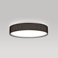 Peill+Putzler Varius X LED Deckenleuchte, Ø: 33 cm, außen: schwarz / innen: Silber