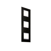 Grossmann Basic LED Wand- / Deckenleuchte, 3-flg., schwarz