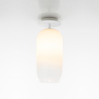 Artemide Gople Lamp Soffitto, weiß, Schirm: weiß