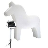 8 seasons design Shining Horse LED Solar- / Dekoleuchte, weiß