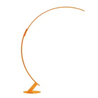 Kundalini Kyudo LED Stehleuchte, orange