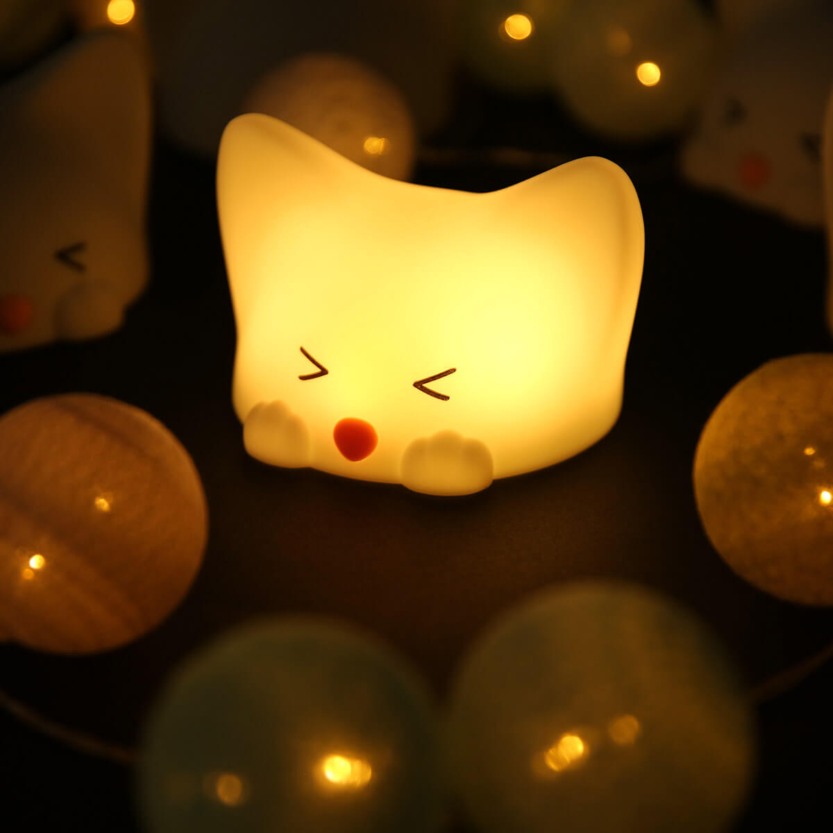 / Cat Catty Niermann Standby Akkuleuchte Nachtlicht LED