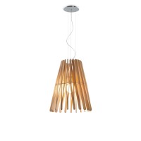 Fabbian Stick Cono Pendelleuchte LED (E27), Holz