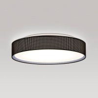 Peill+Putzler Varius X LED Deckenleuchte, Ø: 42 cm, außen: schwarz / innen: Silber