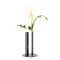 Cini & Nils Ognidove tavolo LED Akkuleuchte & Vase, schwarz (Dekoration nicht inbegriffen)