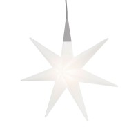 8 seasons design Shining Glory Star LED Dekoleuchte, Höhe: 55 cm, weiß