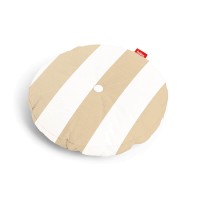 Fatboy Circle Pillow Outdoor Kissen, Stripe Sandy beige (weiß-beige)
