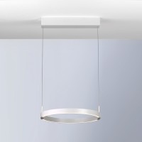 Bopp Float LED Pendelleuchte, weiß