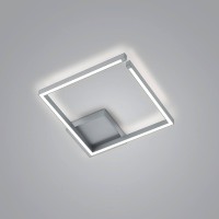 Knapstein Yoko-Q LED Deckenleuchte, Nickel matt 