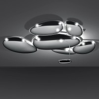 Artemide Design Skydro LED Soffitto, Chrom