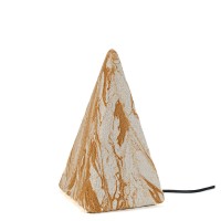 Epstein-Design Pyramide Sahara CCT-LED Außenleuchte, Höhe: 36 cm, Sandstein