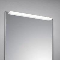 Helestra Onta LED Spiegelleuchte, Länge: 60 cm, Chrom / Acrylglas satiniert