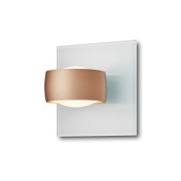 Oligo Grace Unlimited LED Wandleuchte, weiß, Tunable White, Kopf: Satin copper