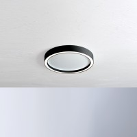 Bopp Aura LED Smart Home Deckenleuchte, Ø: 30 cm, mit Casambi, weiß / schwarz