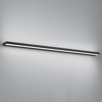 Helestra Slate LED Wand- / Spiegelleuchte, Länge: 120 cm, schwarz matt