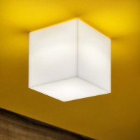 Lodes Beetle Cube LED Wand- / Deckenleuchte, Auslaufmodell, weiß