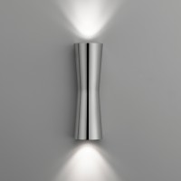 Flos Clessidra LED Wandleuchte, Auslaufmodell, Abstrahlwinkel: 40°+40°, Chrom (©Piero Fasanetto)