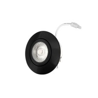 Interlight Camita Downlight IP44 LED Einbaustrahler, schwarz matt