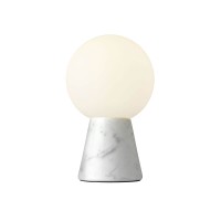 Villeroy & Boch Carrara LED Tischleuchte, Höhe: 29,5 cm, weißer Marmor