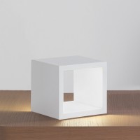 Icone Cubo LED Tischleuchte, weiß 