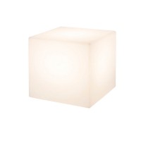 8 seasons design Shining Cube 33 Dekoleuchte, weiß (eingeschaltet)