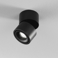 Egger Licht DLS Lighting Clippo LED Wand- / Deckenstrahler, Dim-to-Warm, schwarz / schwarz