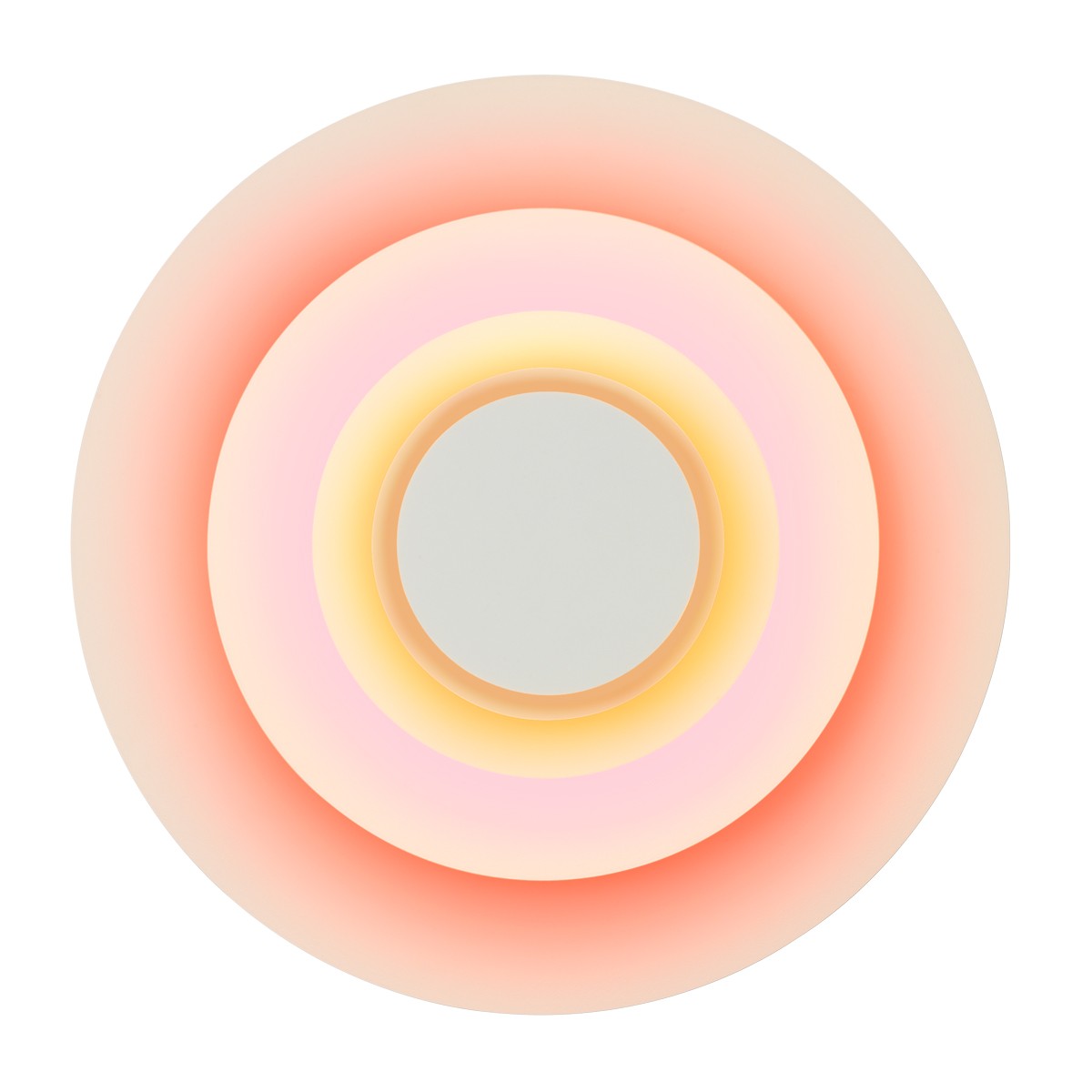 Marset Concentric L LED Wandleuchte, Major (braun/rosa/orangerot)